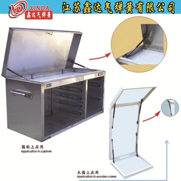 Application on wooden cabinet